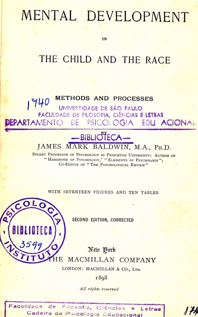 Mental development in the child and the race, methods and processes